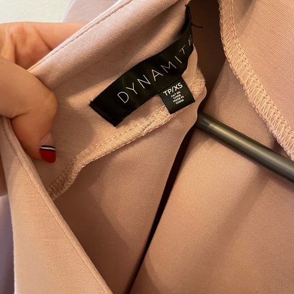 Dynamite Light Pink Dress w/ Removable Tie - Picture 4 of 4